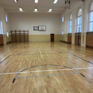 Tělocvična v Sokolovně